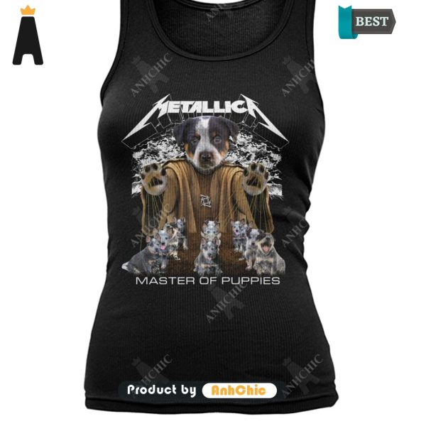 AVAILABLE Australian Cattle Dog Metallica Master Of Pupies Limitted Edition T-Shirt