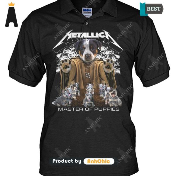 AVAILABLE Australian Cattle Dog Metallica Master Of Pupies Limitted Edition T-Shirt