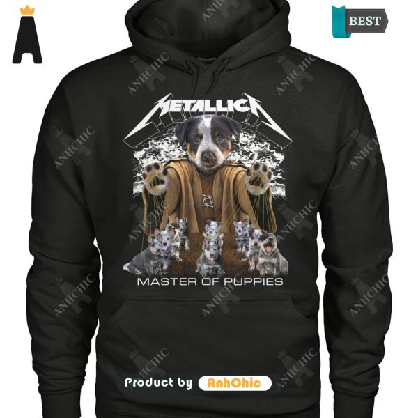 AVAILABLE Australian Cattle Dog Metallica Master Of Pupies Limitted Edition T-Shirt