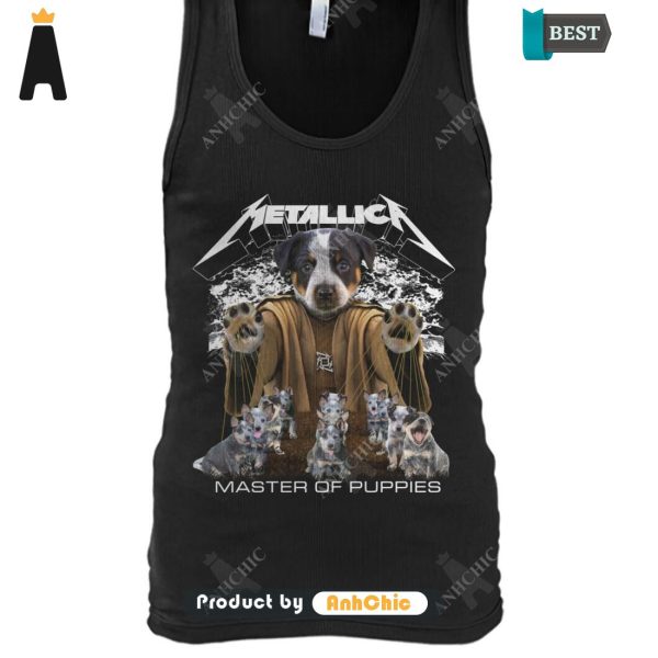 AVAILABLE Australian Cattle Dog Metallica Master Of Pupies Limitted Edition T-Shirt