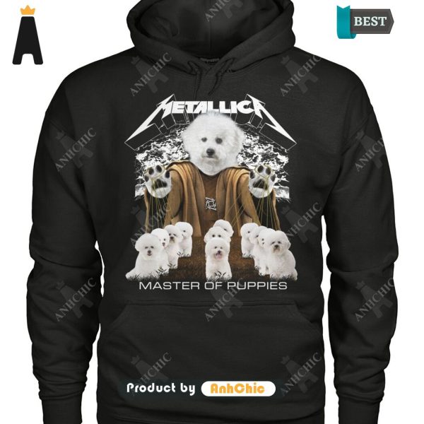 AVAILABLE Bichon Frise Metallica Master Of Pupies Limitted Edition T-Shirt