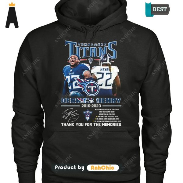 AVAILABLE Derrick Henry Tennessee Titans Thank You For The Memories Street Style Fusion T-Shirt