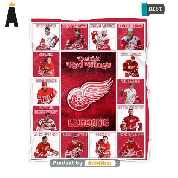 [AVAILABLE] Detroit Red Wings Legends National Hockey League Hot Winter Blanket