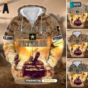 AVAILABLE  U.S. Army Veteran   3D Hoodie