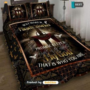 BEST Beautiful Jesus Cross Quilt  All over Printed Bedding set