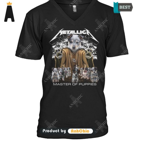 [BEST] Blue Heelers Metallica Master Of Pupies Trending Collection T-Shirt