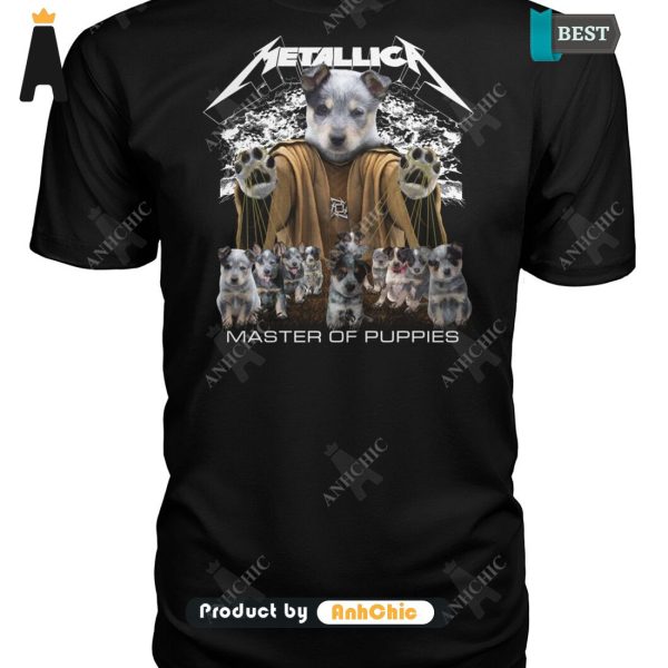 [BEST] Blue Heelers Metallica Master Of Pupies Trending Collection T-Shirt