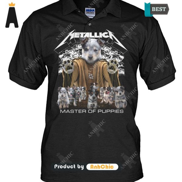 [BEST] Blue Heelers Metallica Master Of Pupies Trending Collection T-Shirt