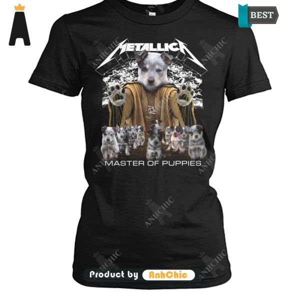 [BEST] Blue Heelers Metallica Master Of Pupies Trending Collection T-Shirt