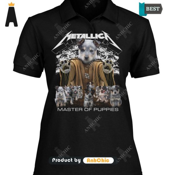 [BEST] Blue Heelers Metallica Master Of Pupies Trending Collection T-Shirt