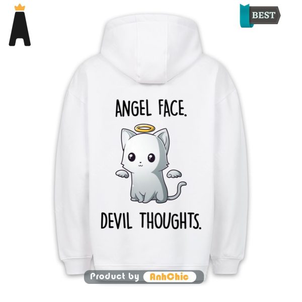 BEST Devil Thoughts  Street Style Elegance Cute Classic Hoodie