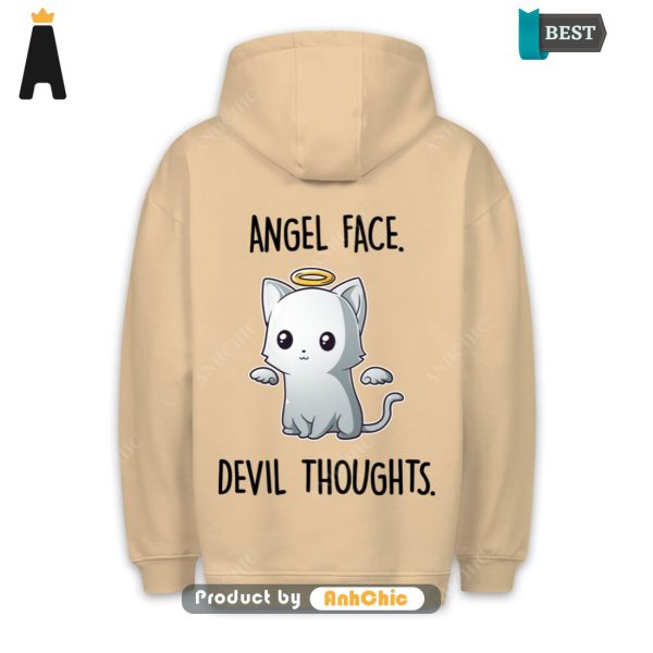 BEST Devil Thoughts  Street Style Elegance Cute Classic Hoodie