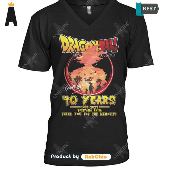 [BEST] Dragon Ball 40 Years 1984-2024 TORIYAMA AKIRA Thank You For The Memories Modern Classics T-Shirt