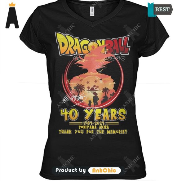 [BEST] Dragon Ball 40 Years 1984-2024 TORIYAMA AKIRA Thank You For The Memories Modern Classics T-Shirt