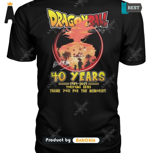 [BEST] Dragon Ball 40 Years 1984-2024 TORIYAMA AKIRA Thank You For The Memories Modern Classics T-Shirt