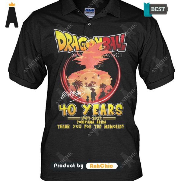 [BEST] Dragon Ball 40 Years 1984-2024 TORIYAMA AKIRA Thank You For The Memories Modern Classics T-Shirt