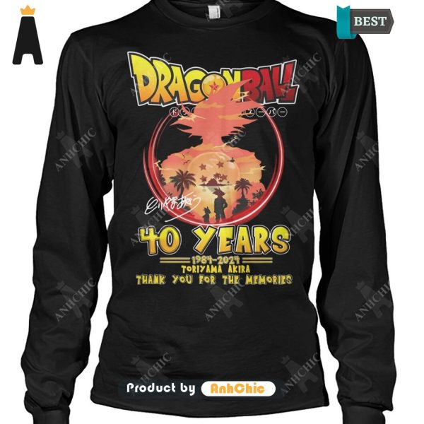 [BEST] Dragon Ball 40 Years 1984-2024 TORIYAMA AKIRA Thank You For The Memories Modern Classics T-Shirt