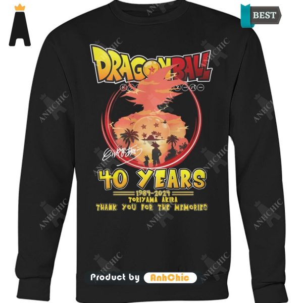 [BEST] Dragon Ball 40 Years 1984-2024 TORIYAMA AKIRA Thank You For The Memories Modern Classics T-Shirt