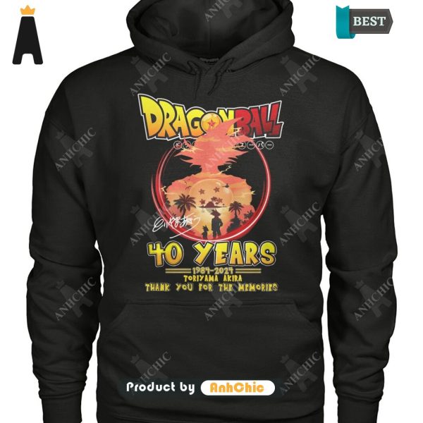 [BEST] Dragon Ball 40 Years 1984-2024 TORIYAMA AKIRA Thank You For The Memories Modern Classics T-Shirt