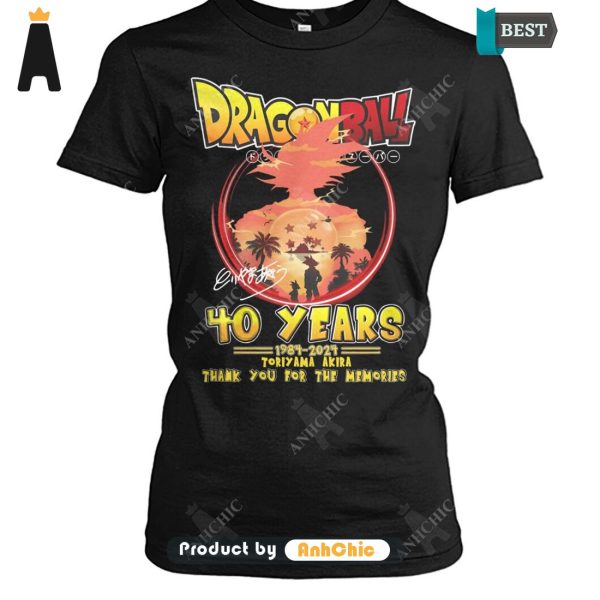 [BEST] Dragon Ball 40 Years 1984-2024 TORIYAMA AKIRA Thank You For The Memories Modern Classics T-Shirt