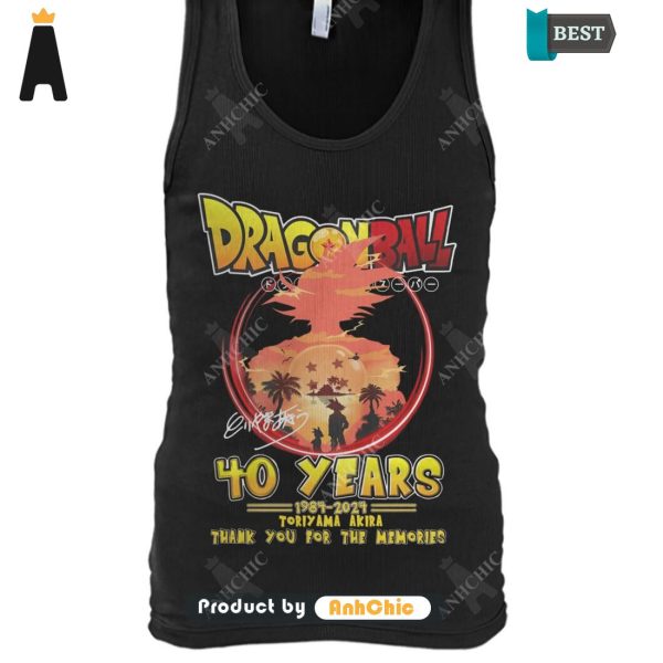 [BEST] Dragon Ball 40 Years 1984-2024 TORIYAMA AKIRA Thank You For The Memories Modern Classics T-Shirt