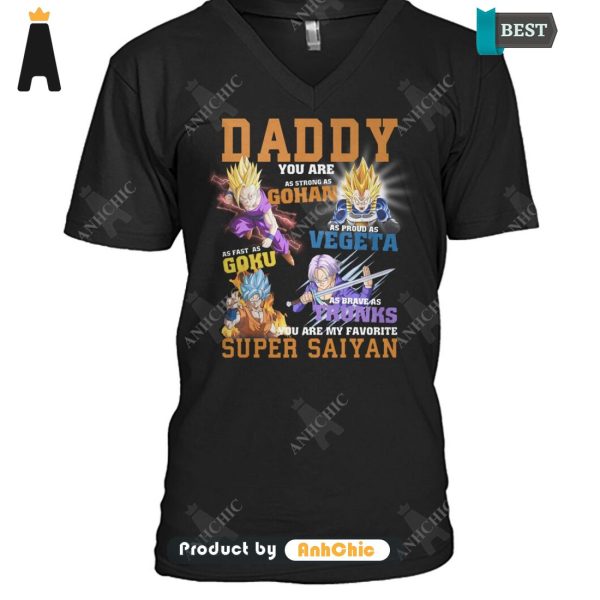 [BEST] Dragon Ball Daddy You Are As Strong As Super Saiyan Trending Collection T-Shirt