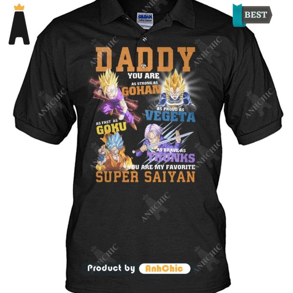 [BEST] Dragon Ball Daddy You Are As Strong As Super Saiyan Trending Collection T-Shirt