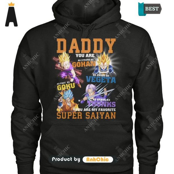 [BEST] Dragon Ball Daddy You Are As Strong As Super Saiyan Trending Collection T-Shirt