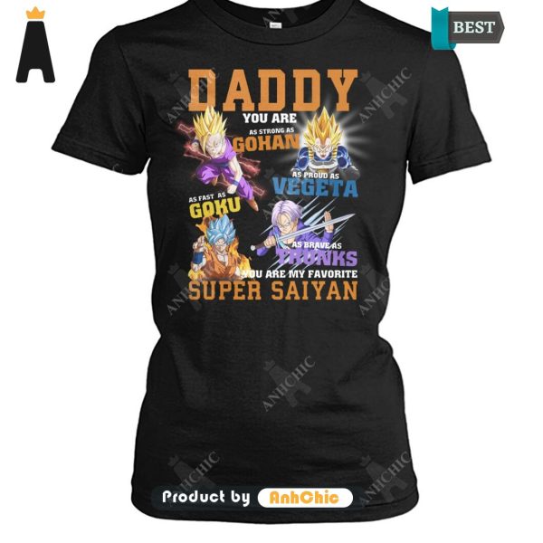 [BEST] Dragon Ball Daddy You Are As Strong As Super Saiyan Trending Collection T-Shirt