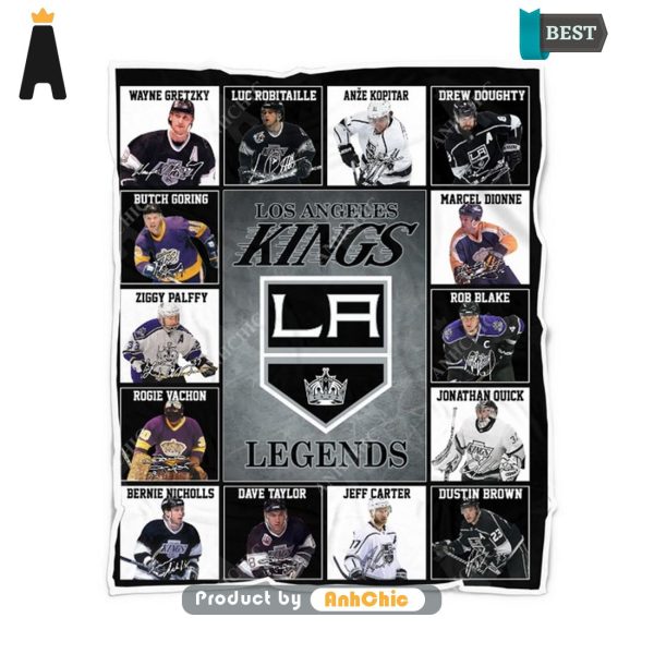 BEST Los Angeles Kings Legends National Hockey League Signature Series Blanket