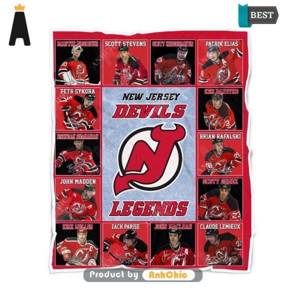 BEST New Jersey Devils Legends National Hockey League Trending Collection Blanket