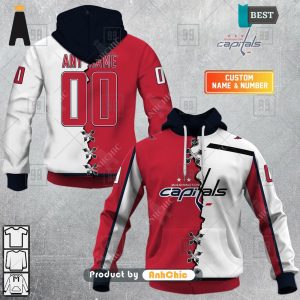 BEST Personalized NHL Washington Capitals Mix Jersey  Luxury Comfort 3D Hoodie