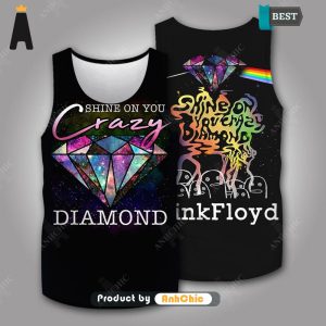 [BEST] Pink Floyd Shine On You Crazy Diamond All over Printed 3D T-Shirt