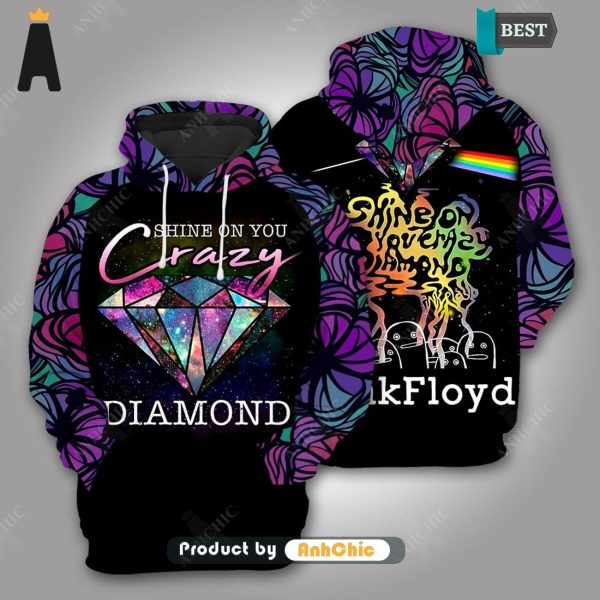 [BEST] Pink Floyd Shine On You Crazy Diamond All over Printed 3D T-Shirt