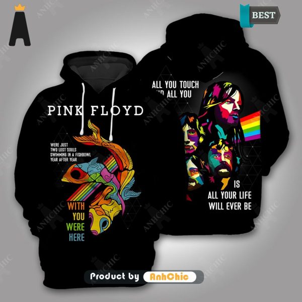 BEST Pink Floyd We Just Two Lost Souls Swimming In A Fishbowl Year After Year With You Were Here POD Design 3D T-Shirt