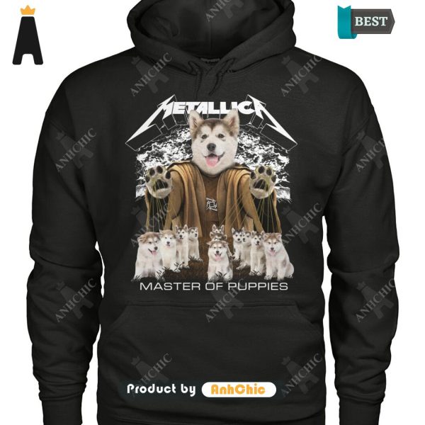 BEST-SELLING Alaskan Malamute Metallica Master Of Pupies Fusion Fashion T-Shirt