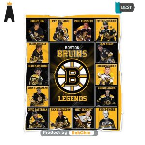 BEST-SELLING Boston Bruins Legends National Hockey League Urban Vibes Blanket