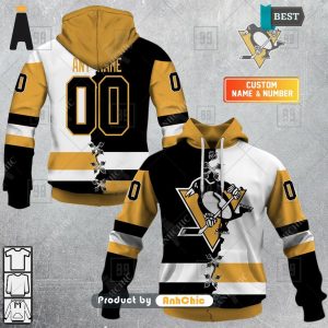 BEST-SELLING Personalized NHL Pittsburgh Penguins Mix Jersey   3D Hoodie