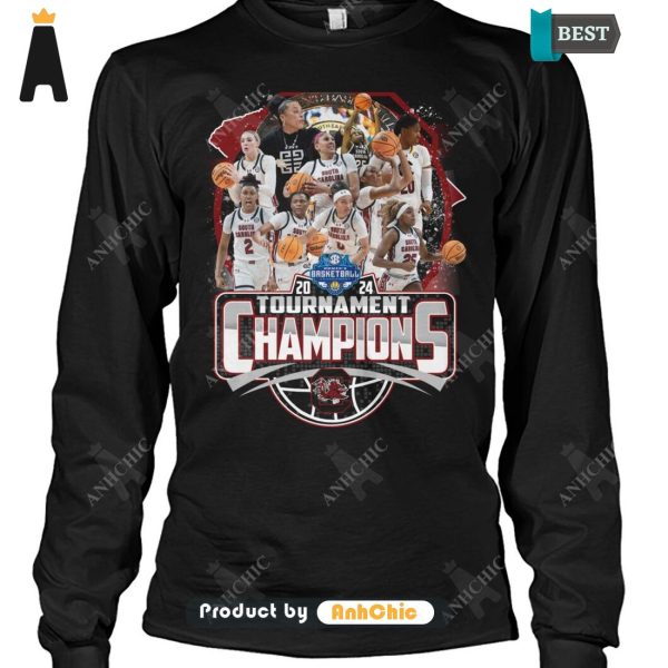 [BEST] South Carolina NCAA Women’s Basketball 2020-2024 Tournament Champions Street Style Fusion T-Shirt