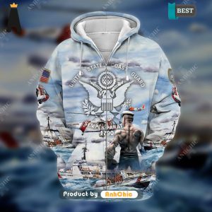 BEST Unique Popeye U.S.C.G  POD Design 3D Hoodie