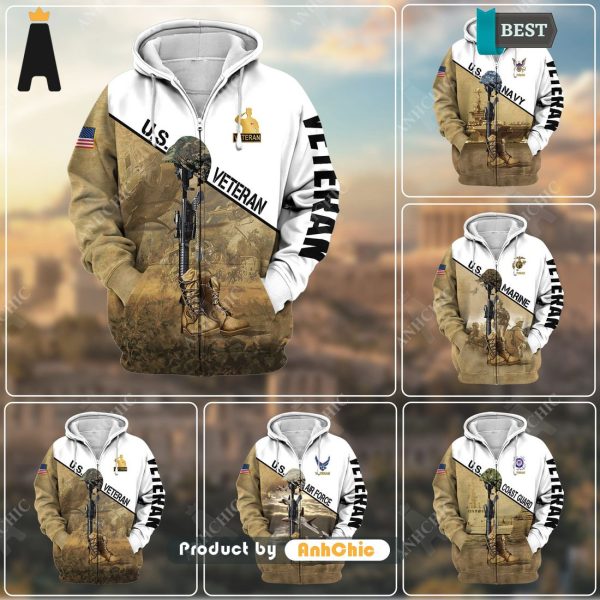 BEST  US Veteran  Urban Streetwear 3D Hoodie