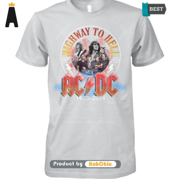 [HIGH-END] AC DC 51 Anniversary 1973-2024 The Best Memories Never Fade Trending Collection T-Shirt