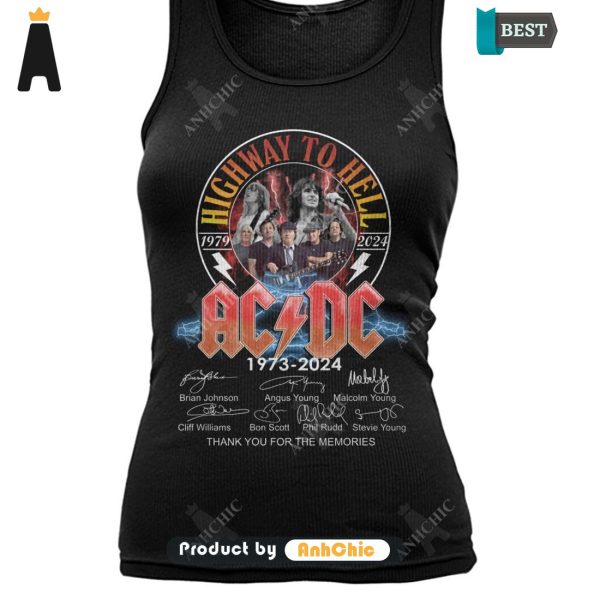 [HIGH-END] AC DC 51 Anniversary 1973-2024 The Best Memories Never Fade Trending Collection T-Shirt