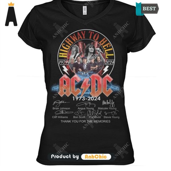 [HIGH-END] AC DC 51 Anniversary 1973-2024 The Best Memories Never Fade Trending Collection T-Shirt