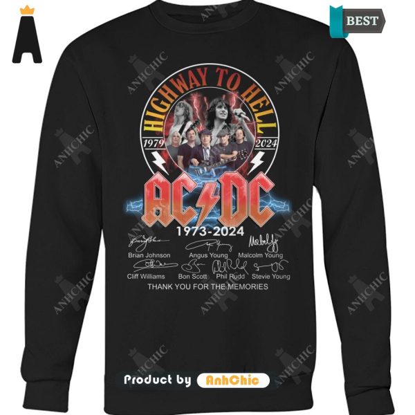 [HIGH-END] AC DC 51 Anniversary 1973-2024 The Best Memories Never Fade Trending Collection T-Shirt