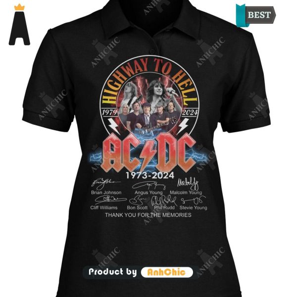 [HIGH-END] AC DC 51 Anniversary 1973-2024 The Best Memories Never Fade Trending Collection T-Shirt