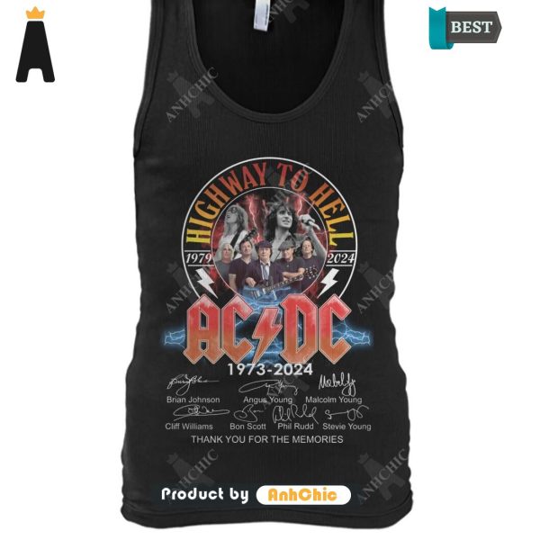 [HIGH-END] AC DC 51 Anniversary 1973-2024 The Best Memories Never Fade Trending Collection T-Shirt