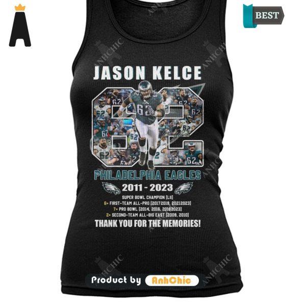 [HIGH-END] Jason Kelca Philadelphia Eagles 2011-2023 Thank You For The Memories Fusion Fashion T-Shirt