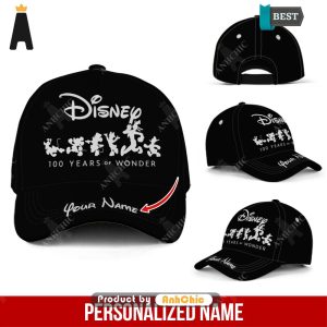 [HIGH-END] Personalized Name D100 Years of Wonder  Street Style Fusion Classic Cap