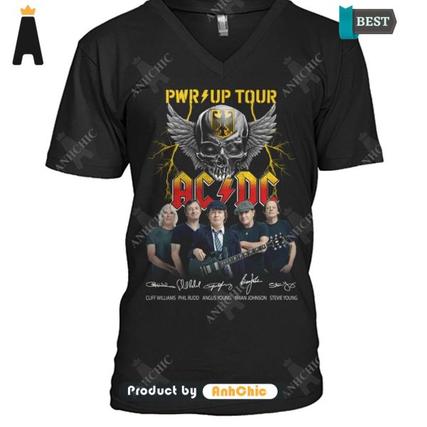 HOT AC DC PWR Up Tour 51 Anniversary 1973-2024 Thank You For The Memories Urban Vibes T-Shirt